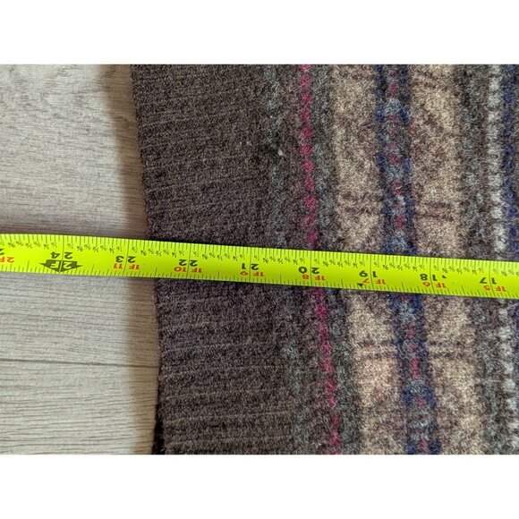 Woolrich Brown Fair Isle Patterned Wool Sweater Large - Picture 5 of 6